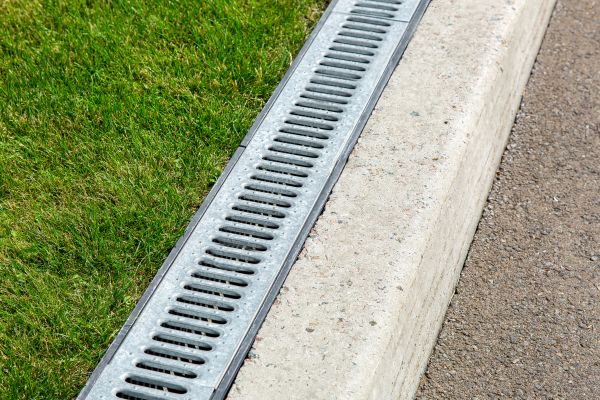 Courtyard Drain Installation in Gig Harbor